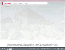 Tablet Screenshot of erhardtcc.com